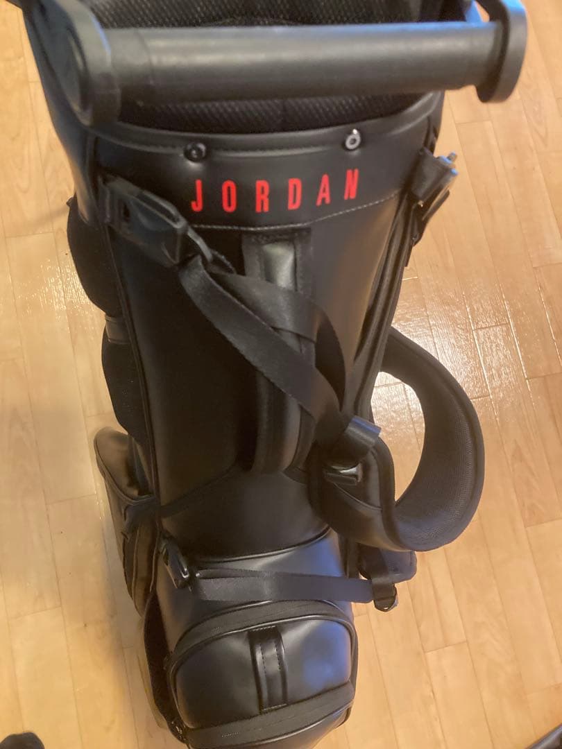 Jordanゴルフキャディバッグ　ブラック/レッド 23 フード未使用