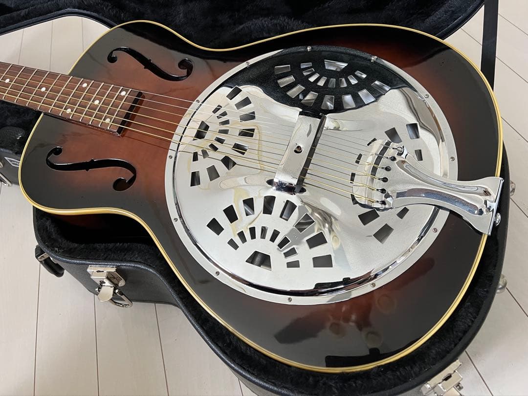 激レア　SX リゾネートギター　ブルースギター　ほぼ未使用品ARIAハードケース