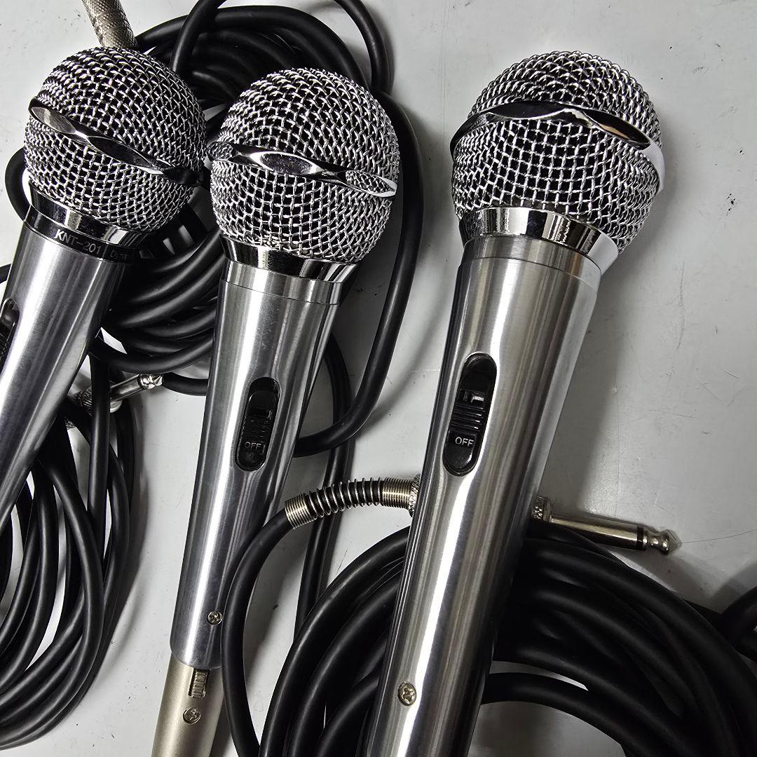3本セット　マイク　dynamic KNT-201