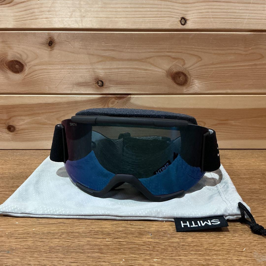 スミス　Squad Black レンズ Eveyday Blue Mirror