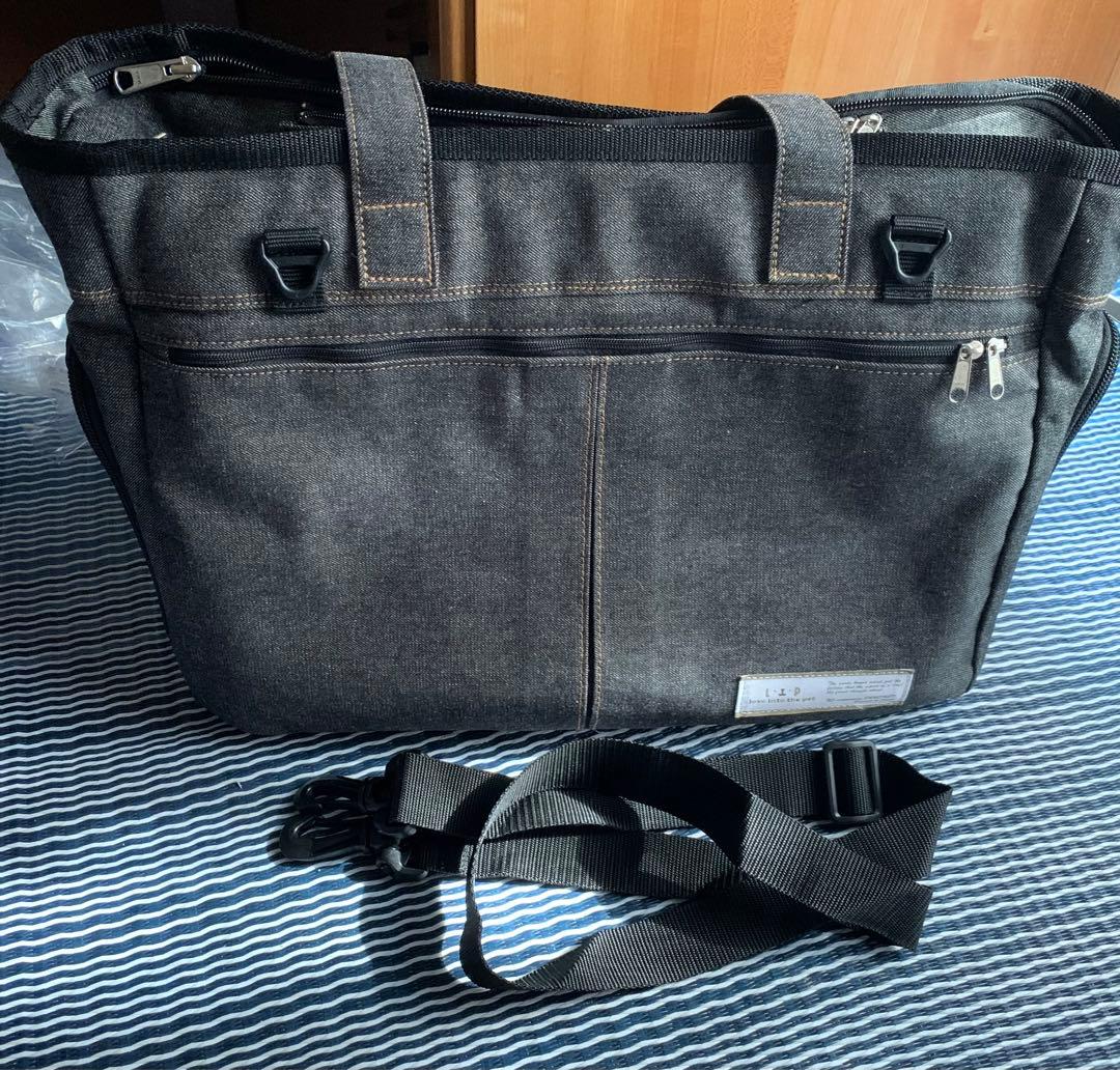 L.I.P 洗えるキャリーバッグ トートバック ショルダーバッグ