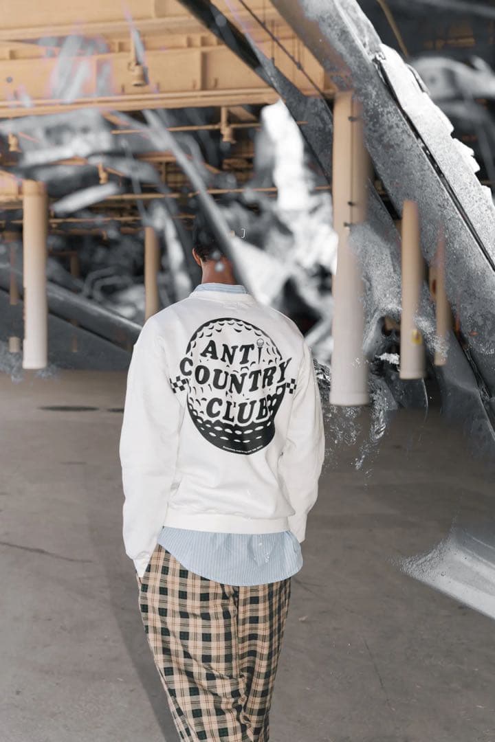 ANTi COUNTRY CLUB × VANS スウェット L 白 新品