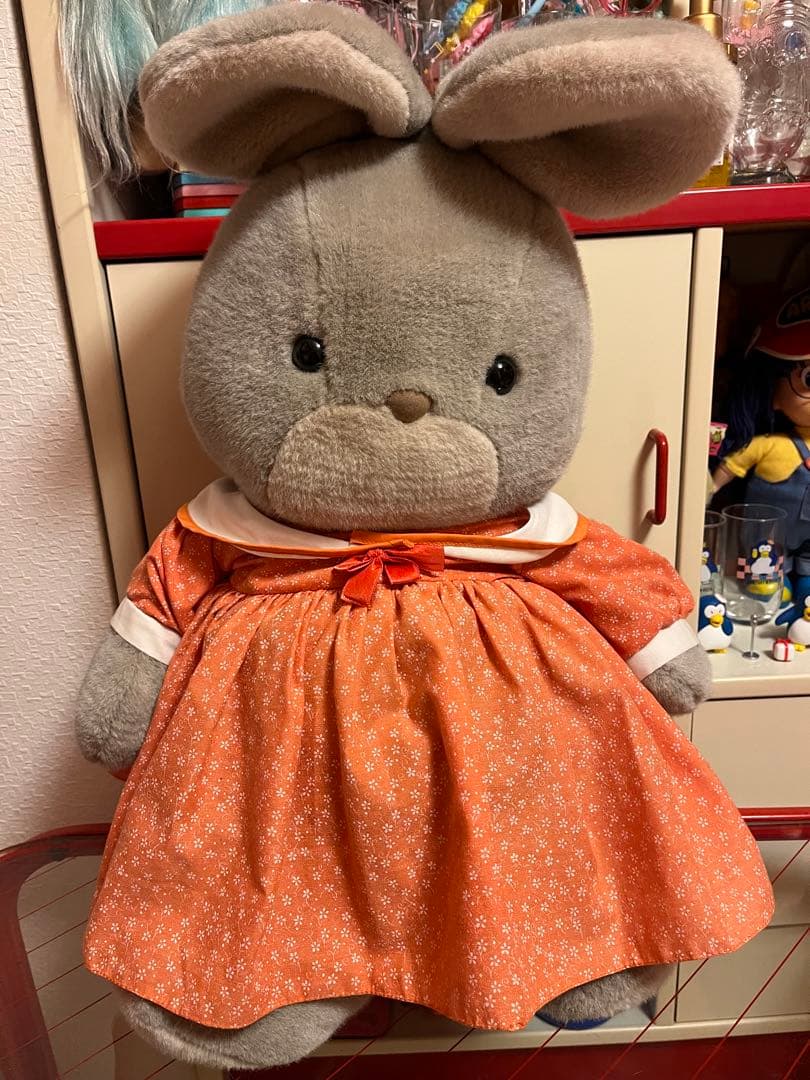 昭和レトロ　超特大　希少　サンアロー　うさぎ ぬいぐるみ