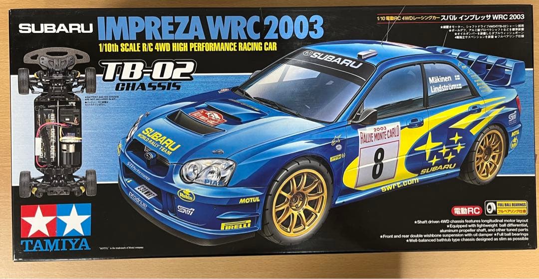 ホビーラジコン TAMIYA SUBARU IMPREZA WRC 2003 1/10
