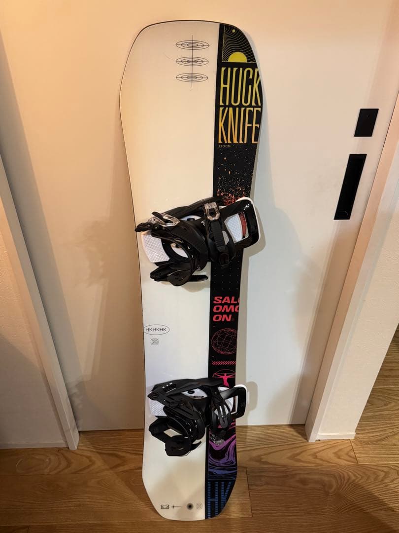 新品未使用サロモン スノーボード 2点セット 130cm ジュニア用