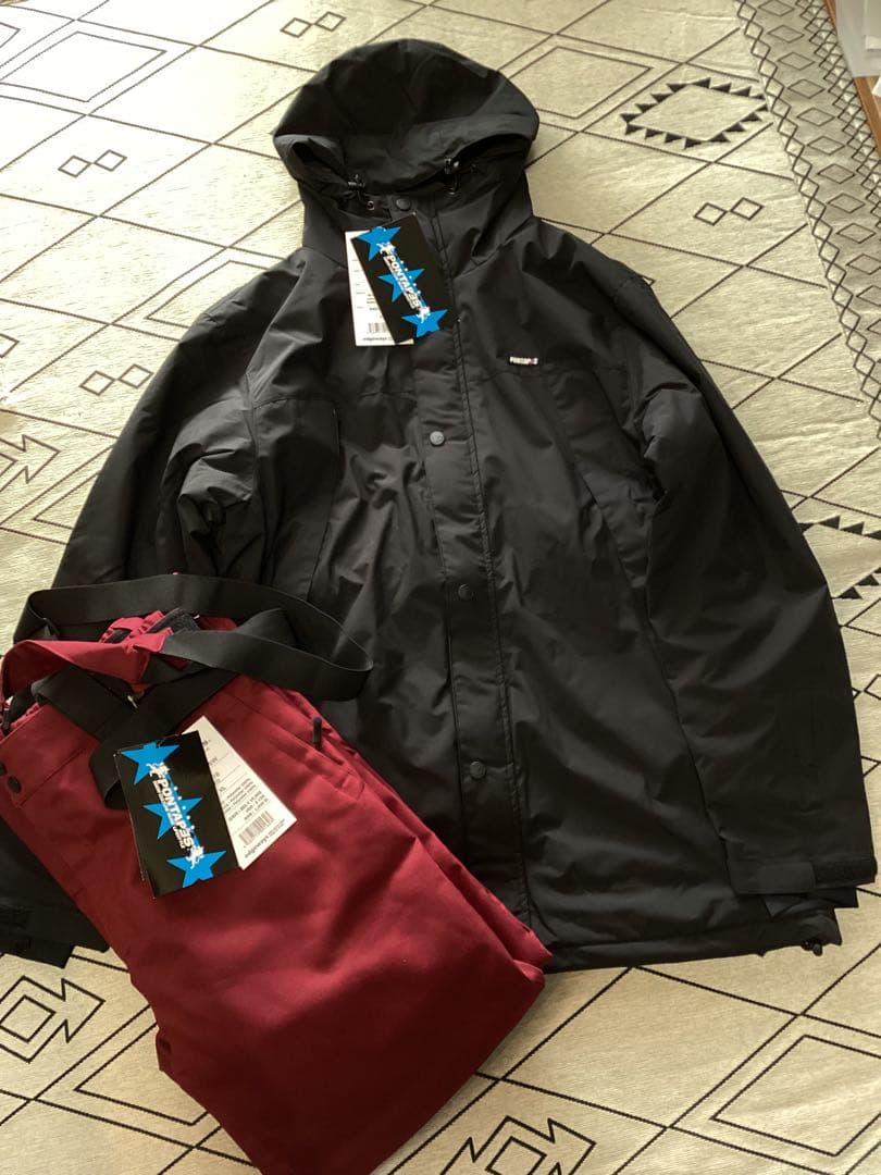 新品未使用品　PONTAPESメンズXLスノボウェアスキーウェア