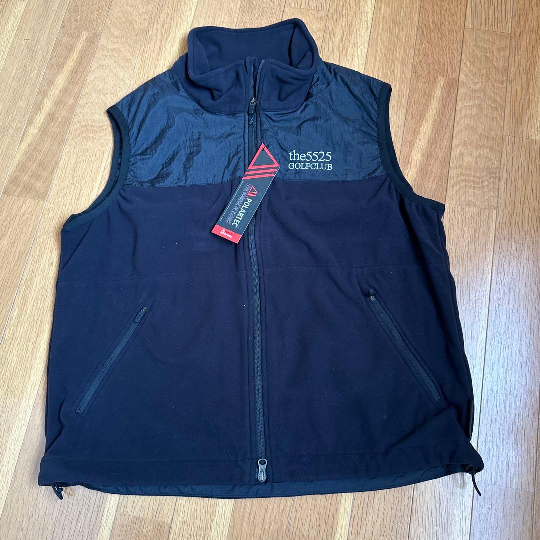 5525　タグ付き　FLEECE VEST　黒