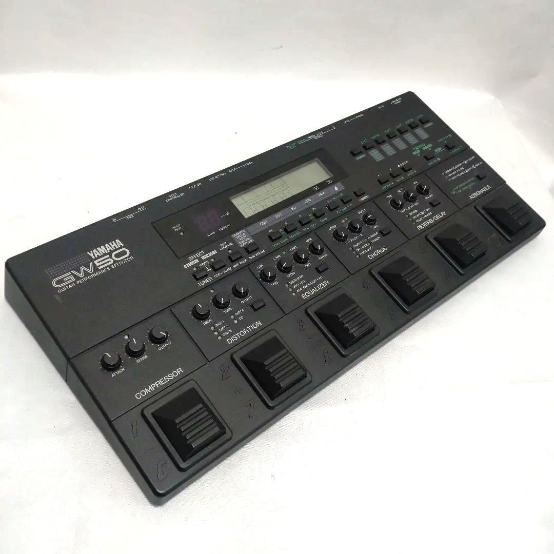 YAMAHA GW50 リズム搭載ギターエフェクター 取り説 アダプター付き