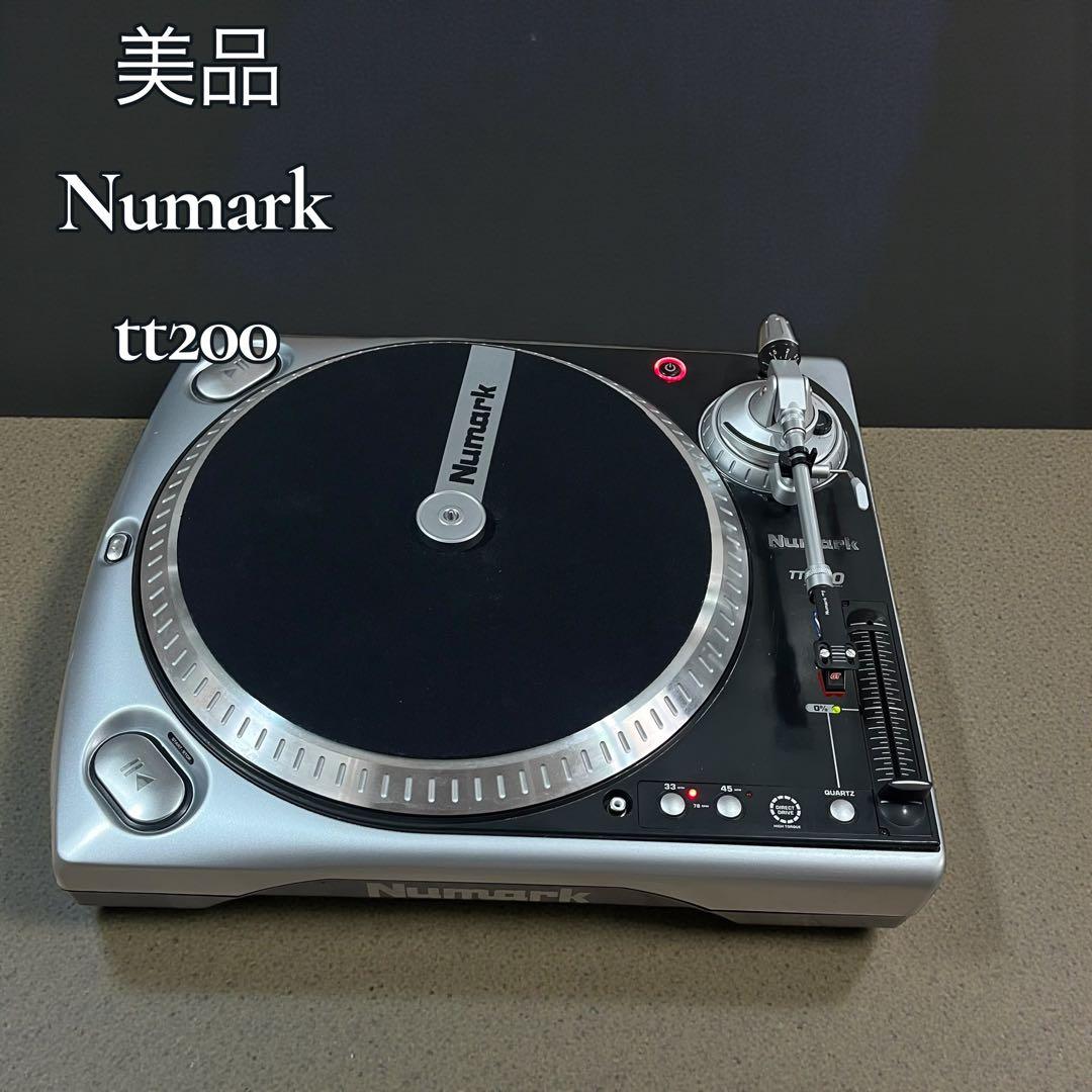 【美品】Numark tt200 ターンテーブル RCAケーブル付き