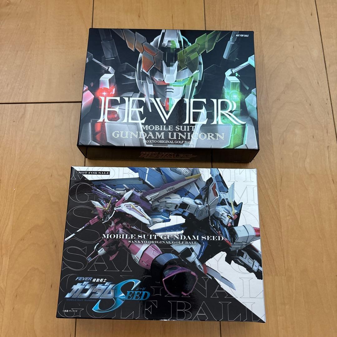 レア品キャスコ　ゴルフボール　ガンダムユニコーン、ガンダムシード（非売品）