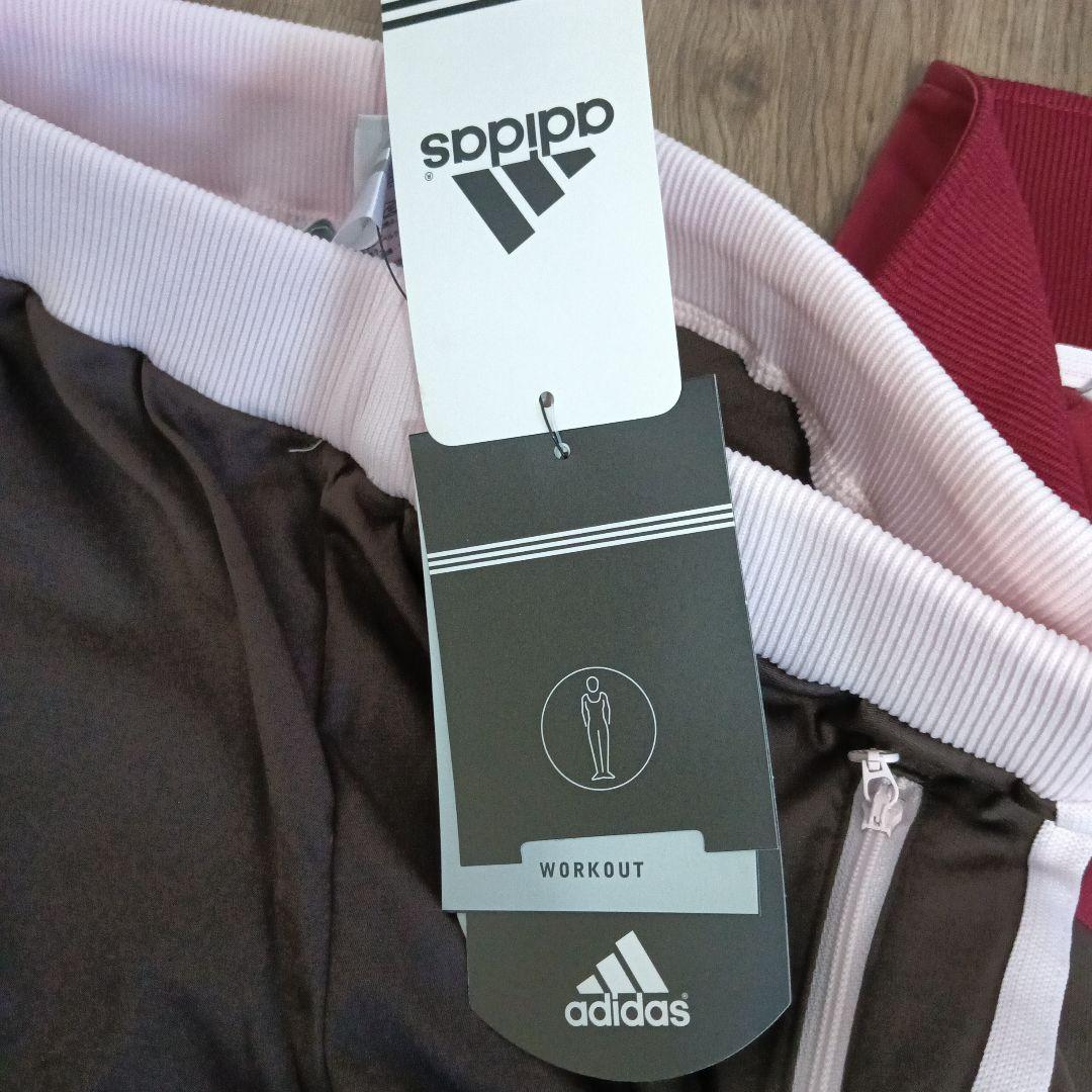 アディダス　adidas　ジャージ　上下セット　新品＋美品　M＋ L