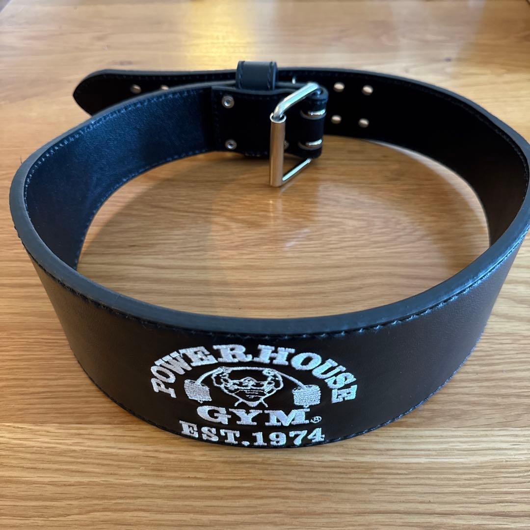 POWERHOUSE GYM パワーベルト 黒