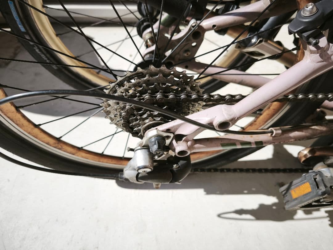 DAHON HORIZE キャメル　ジャンク品　パーツ取り