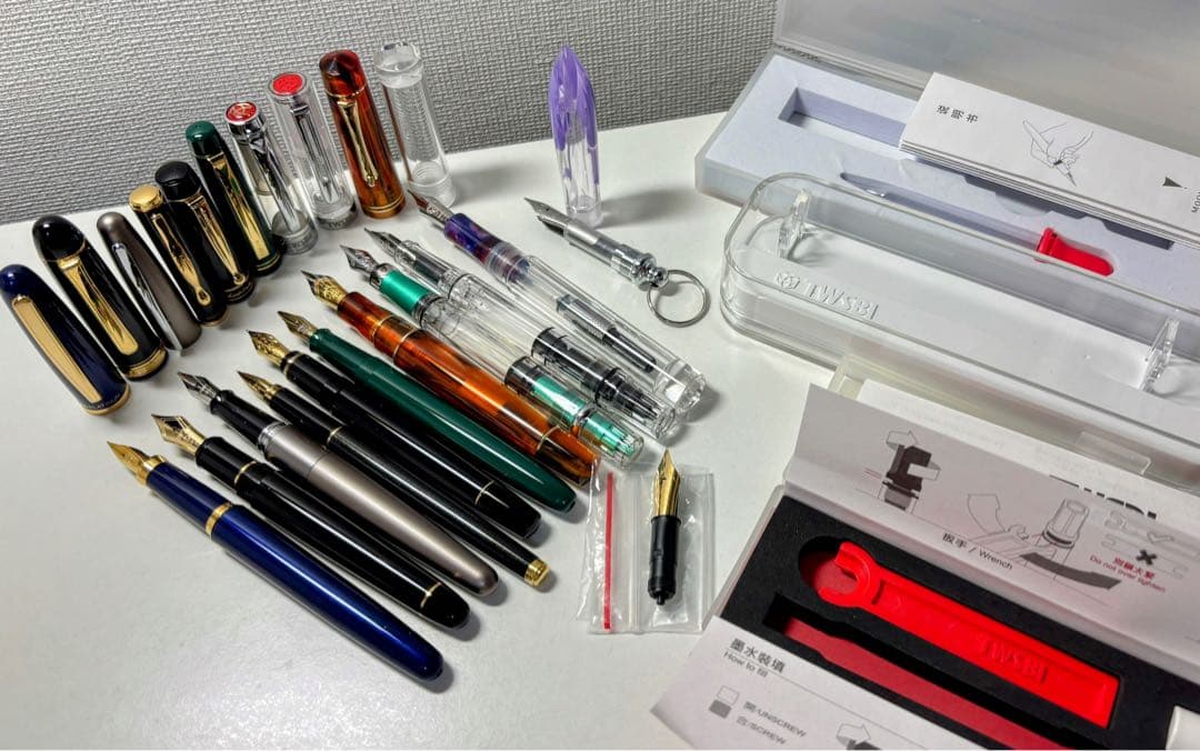 【万年筆10本セット】パイロット、プラチナ、TWSBI、MOONMAN バラ売可