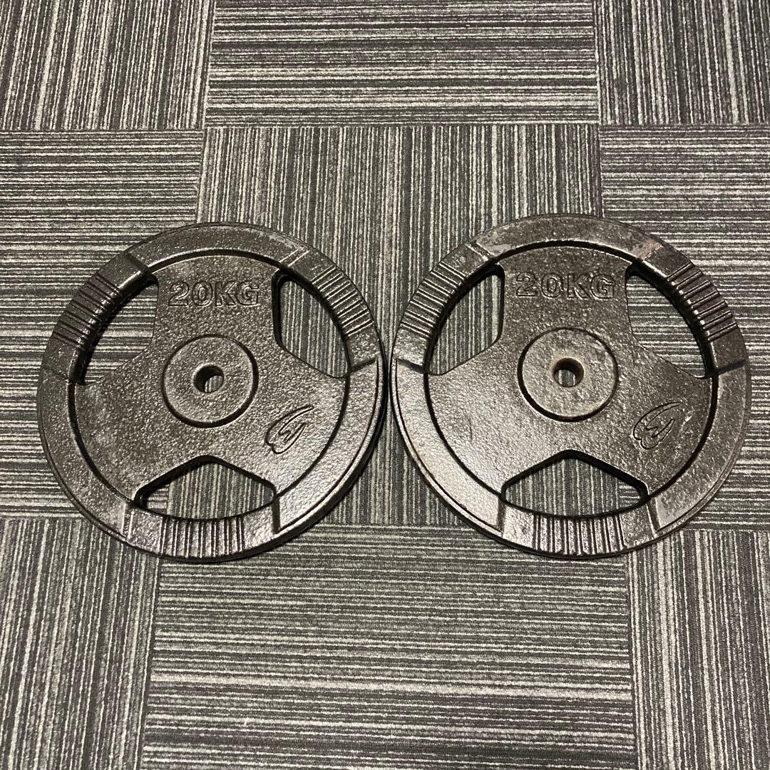 20kg バーベルプレート。 ボディメーカー