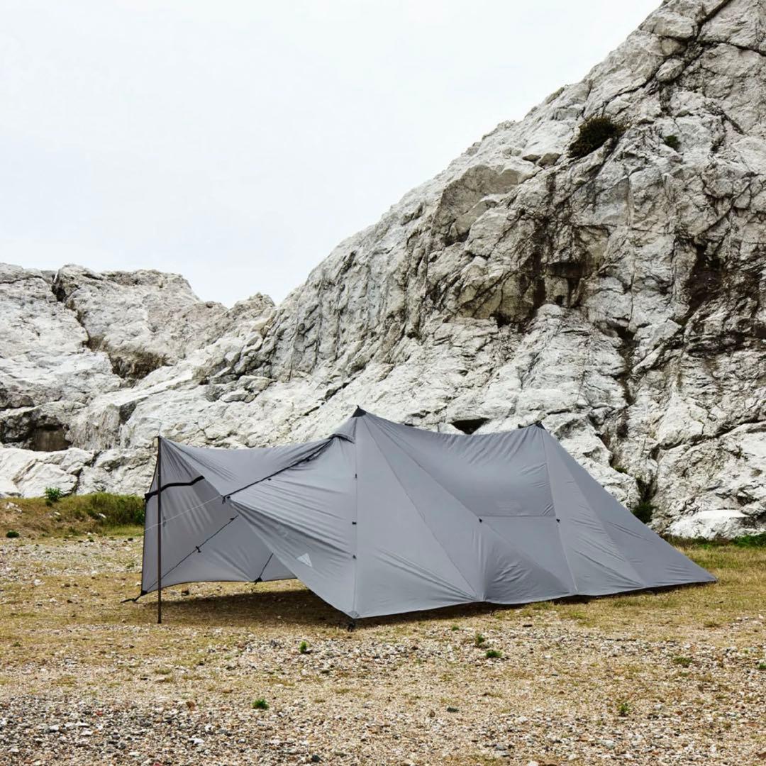 アンドワンダー ムラコ　テント　HERON 2POLE TENT グレー