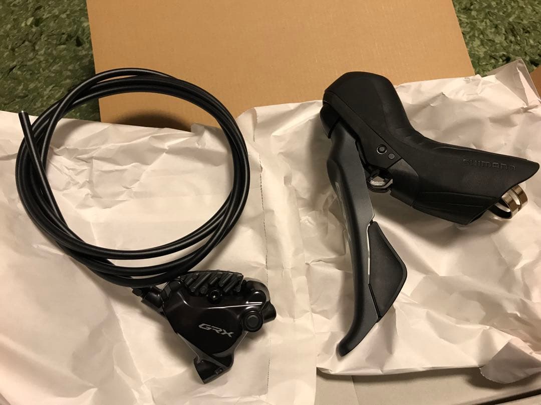 shimano GRX820 STI左レバー ディスクブレーキセット 新品未使用