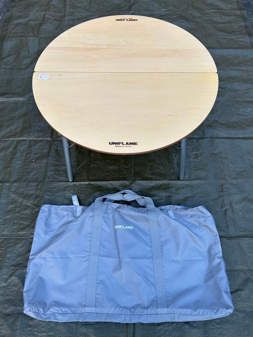 UNIFLANE(ユニフレーム) アウトドアテーブル 廃盤 ラウンドZATAKU