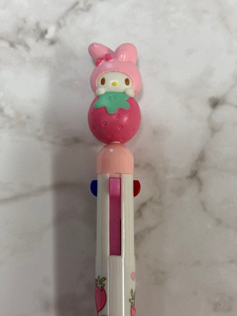 2014年 サンリオ マイメロディ いちご 4色ボールペン（黒、赤、青、ピンク）