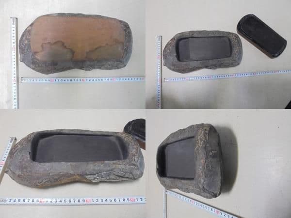 AKa6255　古い　硯　縦　約３４ｃｍ　横　約１８ｃｍ