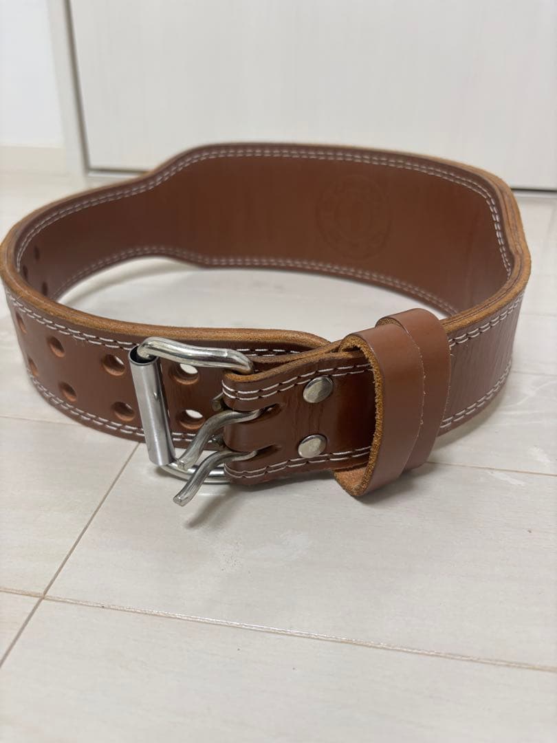 ゴールドジム　プロレザーベルト Mサイズ