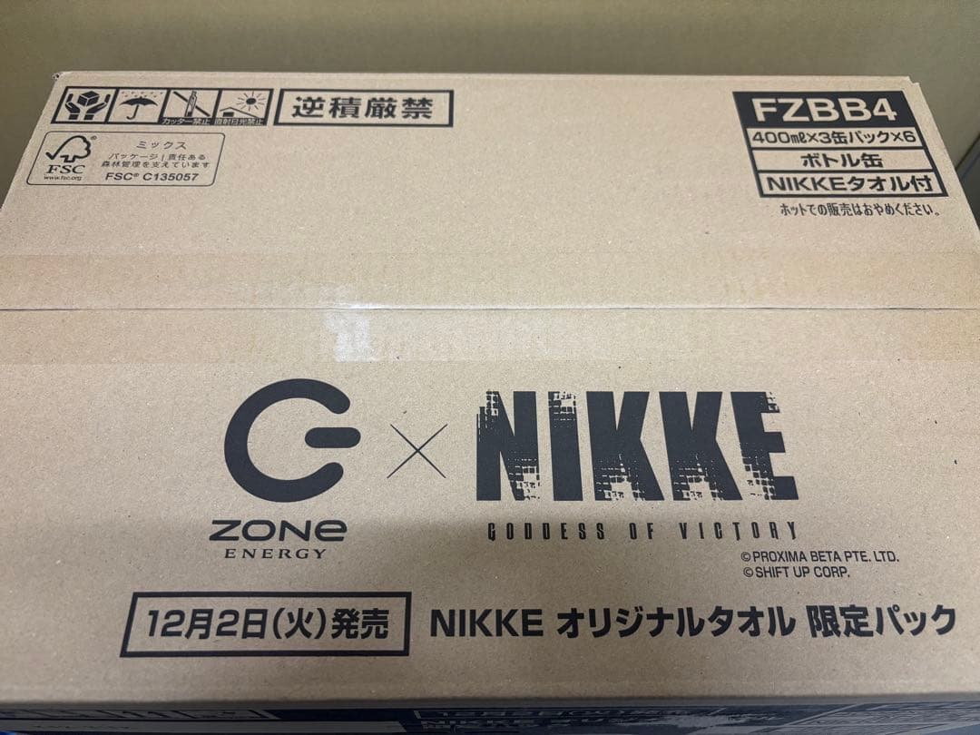 【完全未開封】ZONe 勝利の女神 NIKKE オリジナルタオル付き 第2弾