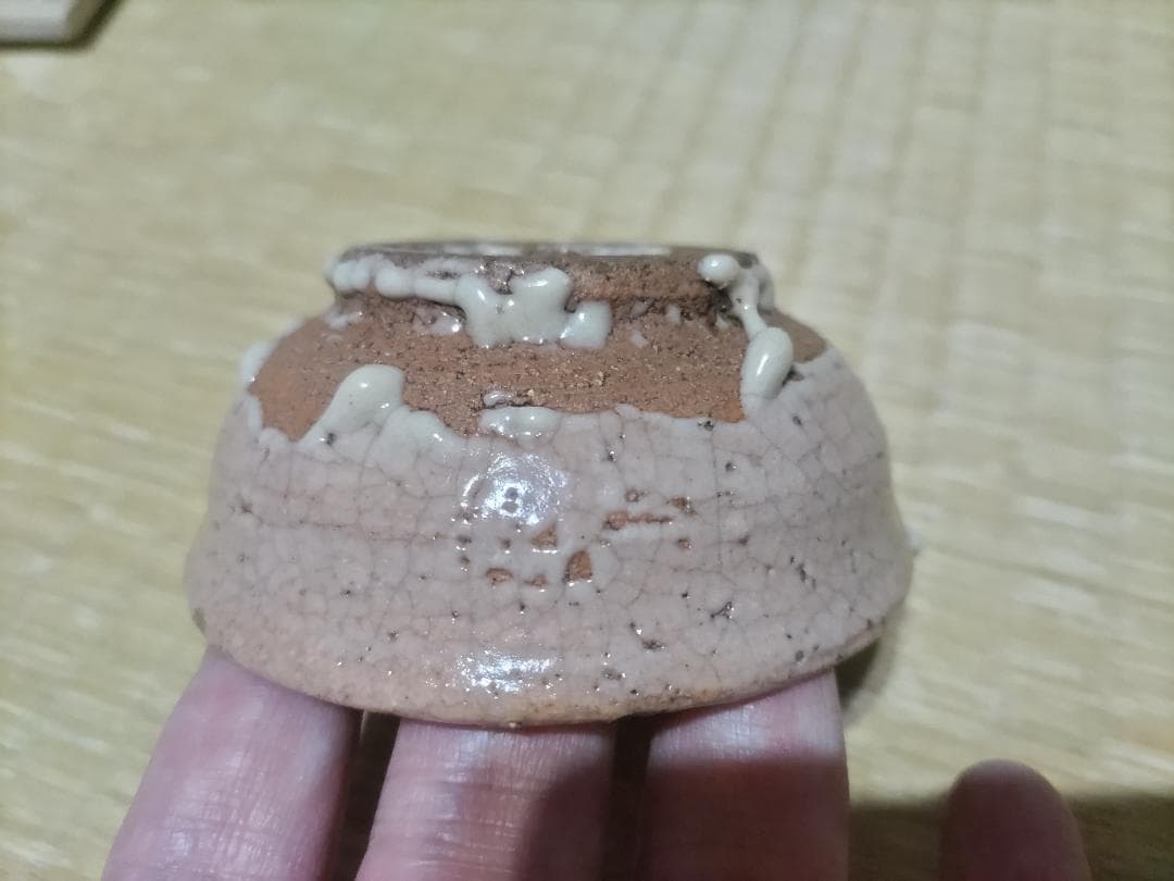 小林東五　井戸　酒盃　共箱・美品・盛期作！