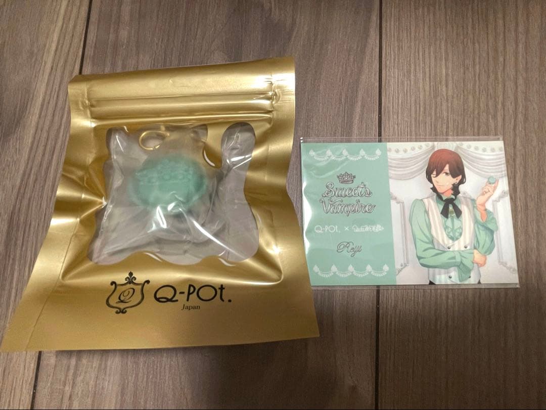 うたプリ SV マカロン チャーム Q-pot ギャランティカード 付き 嶺二