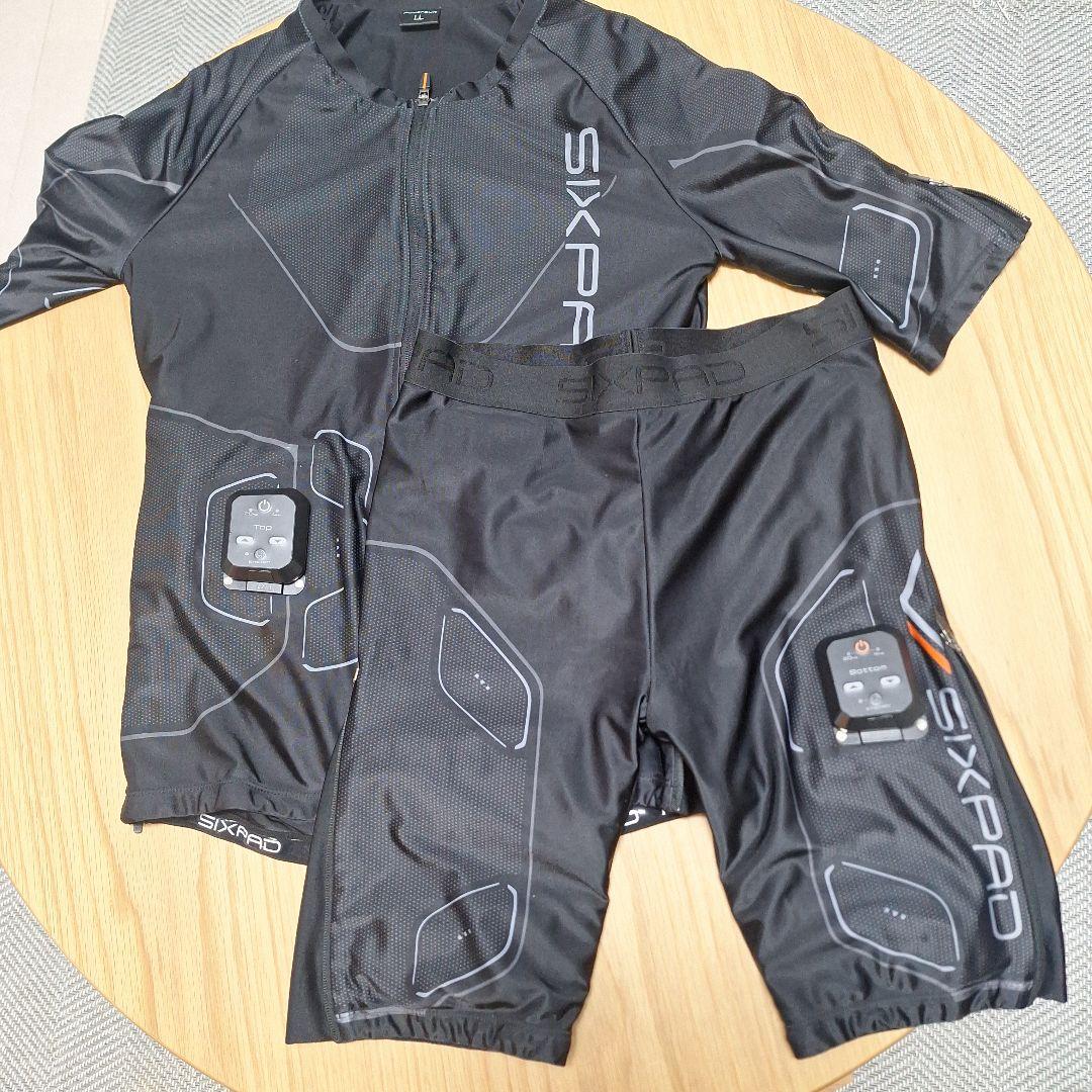 SIXPAD パワースーツ上下セット EMS機能 LLサイズ ブラック