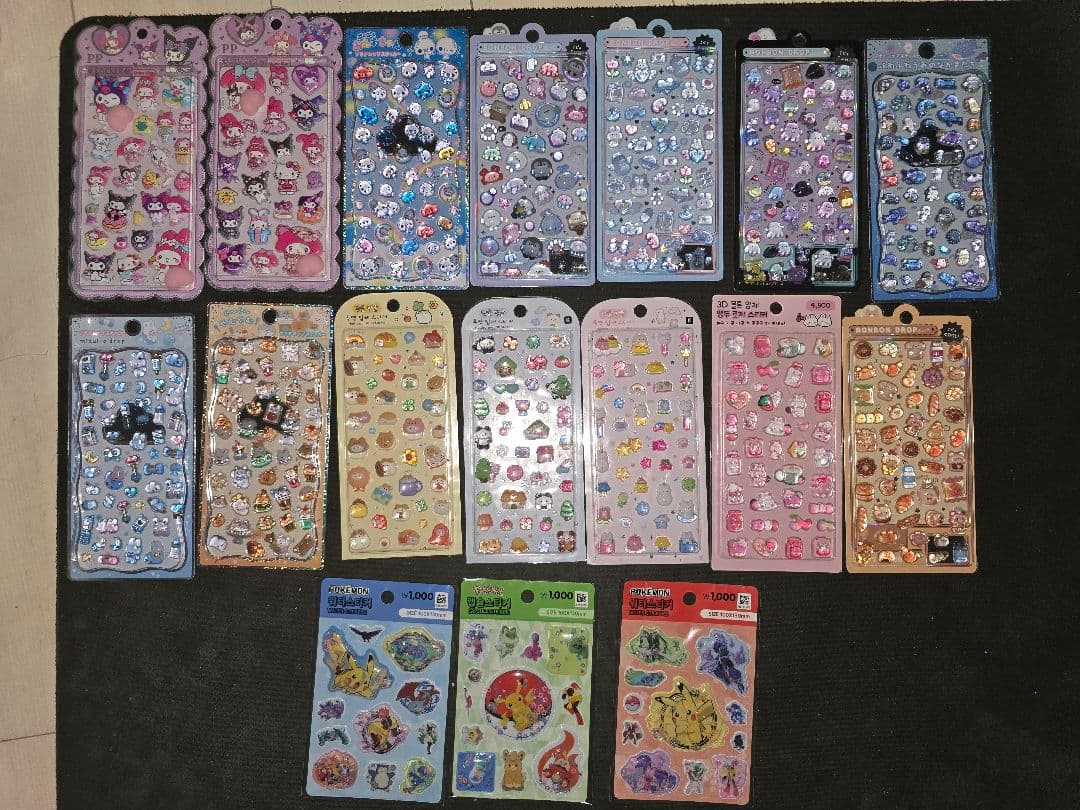 キャラクターシールセット 3Dエフェクト　纏め　17枚