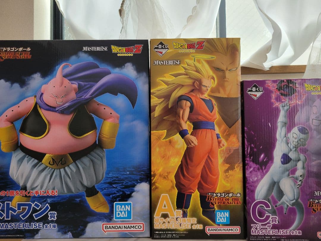 ドラゴンボール 一番くじ A賞 孫悟空 C賞 フリーザ ラストワン賞 魔人ブウ