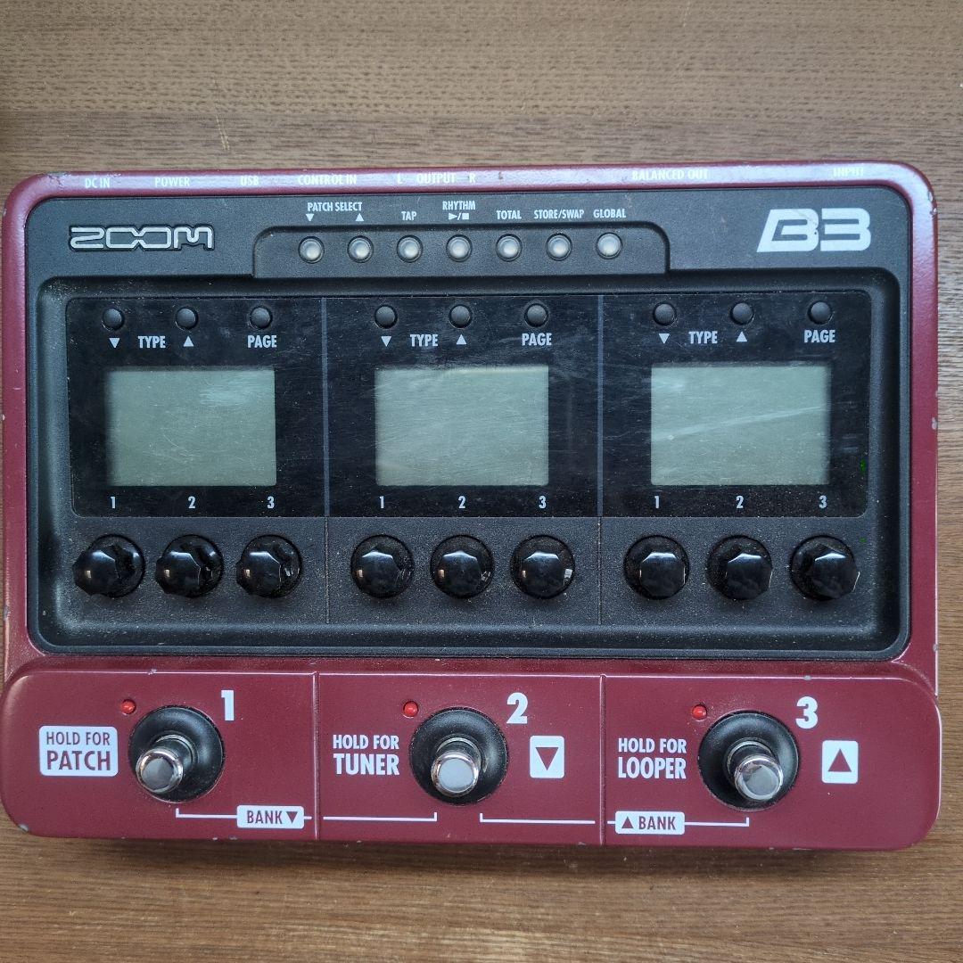 [2/17 21:00まで]ZOOM B3 ベースエフェクター