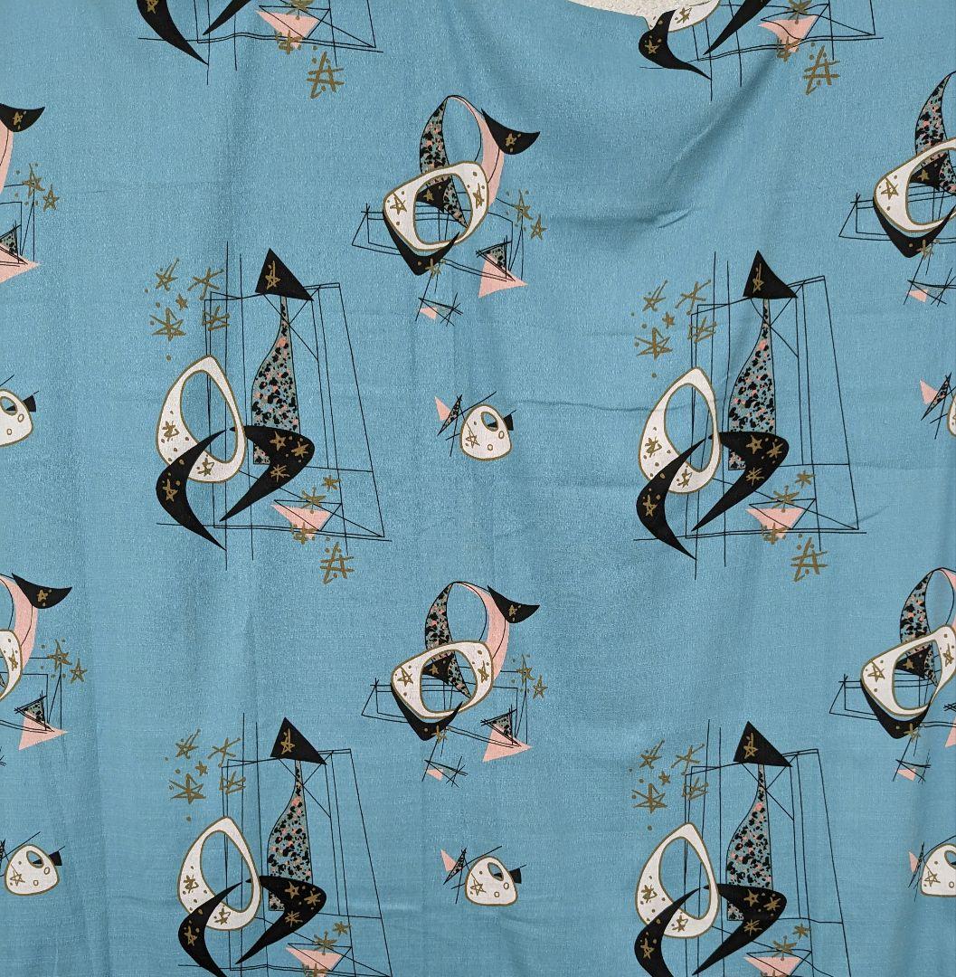 50,s柄 マルチカバー２枚　ブルーパレット