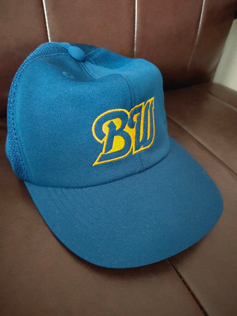 野球 ORIX オリックス ブルーウェーブ キャップ 帽子 星野伸之 サイン