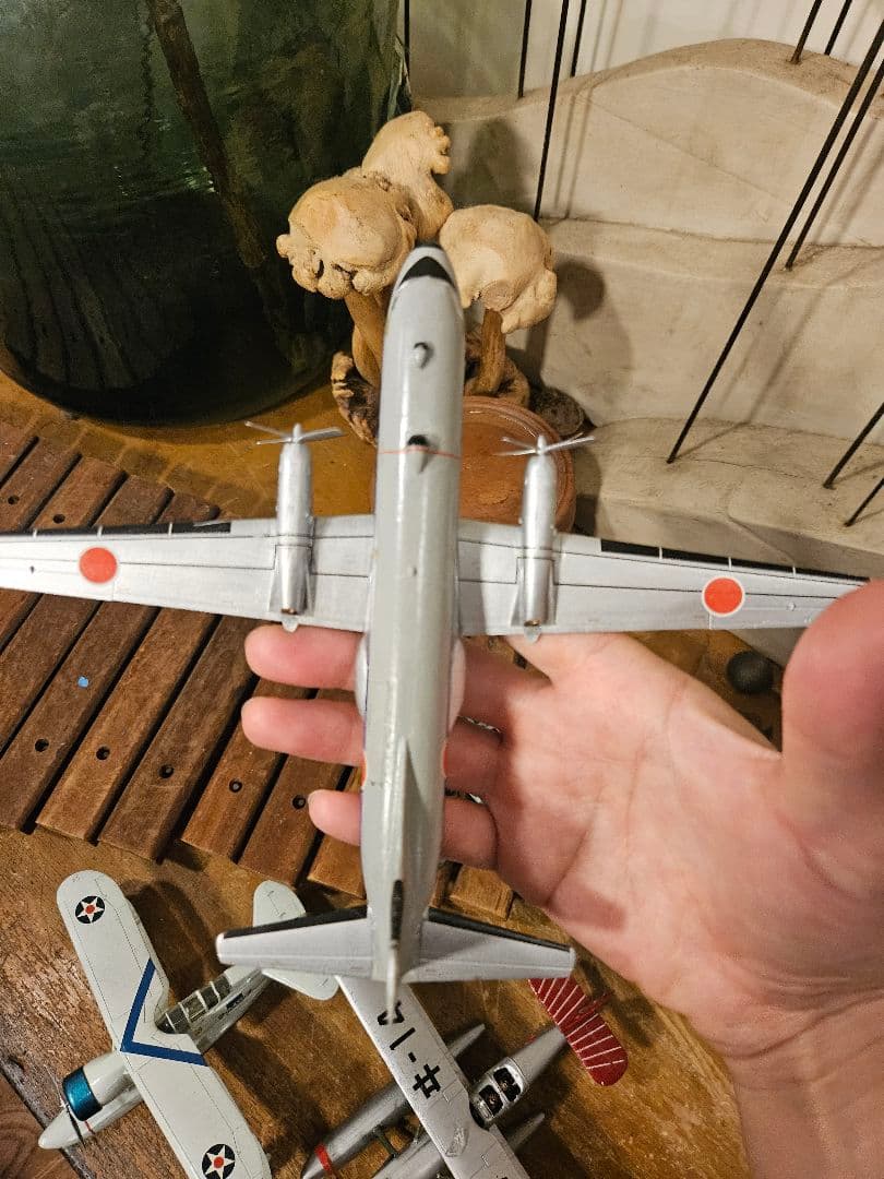 飛行機　戦闘機　模型　プラモデル　航空自衛隊　水上　ドイツ　日本軍　昭和レトロ