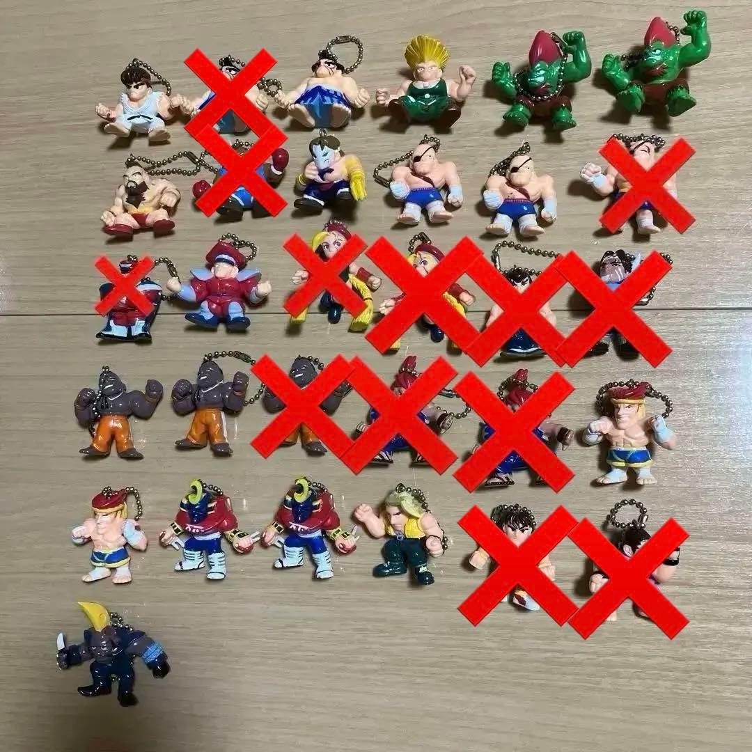 ストリートファイター　キーホルダー　ソフビ　フィギュア　27個セット