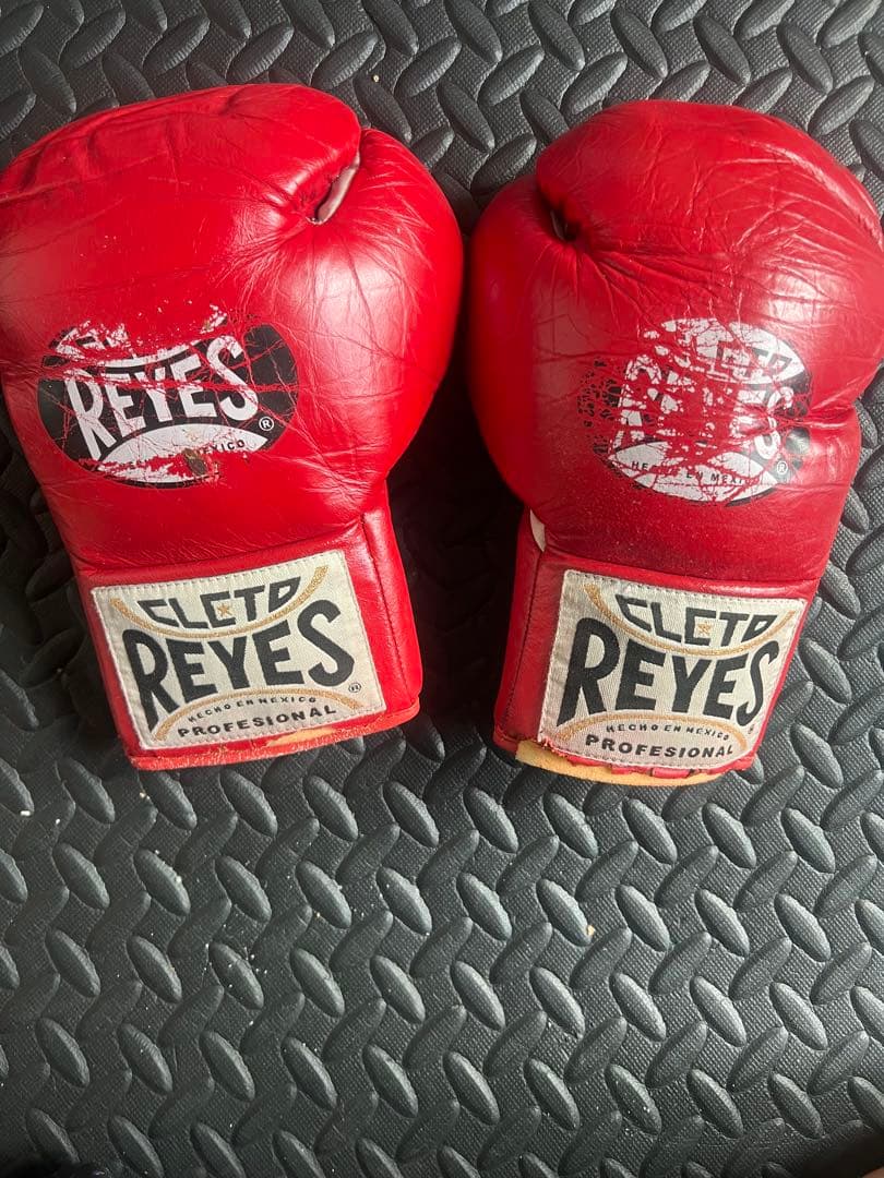 CLETO REYES プロフェッショナル ボクシンググローブ 赤　8オンス