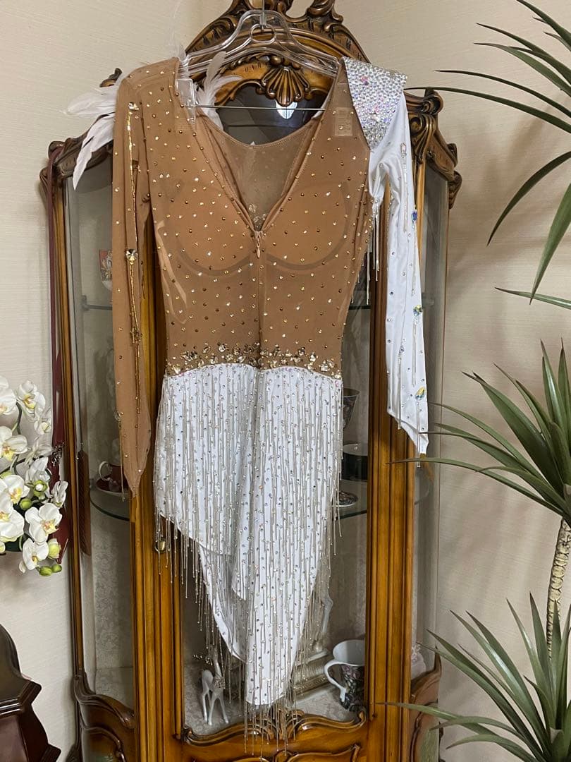 社交ダンス用ドレス ホワイト