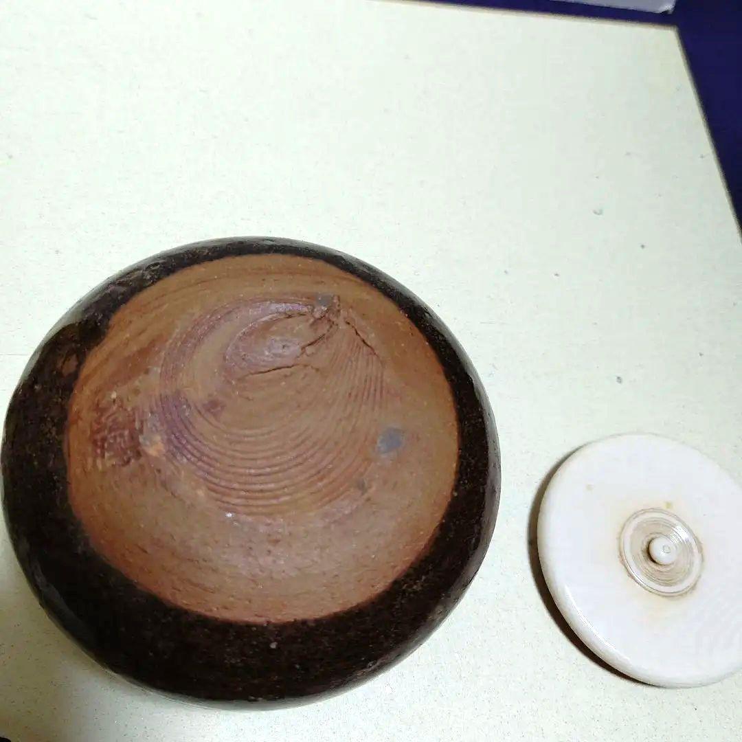 大海茶入、陶勝作、ひち17番