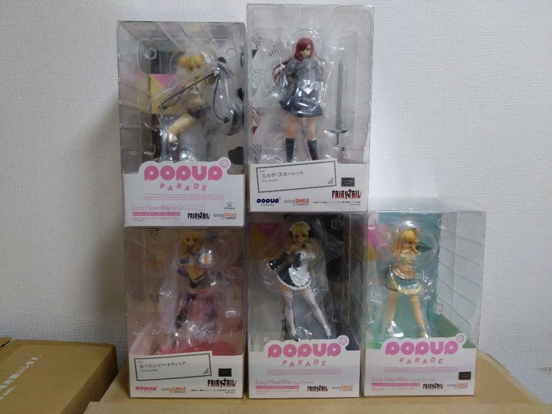 POP UP PARADE ルーシィ・ハートフィリア ４体+１ 体