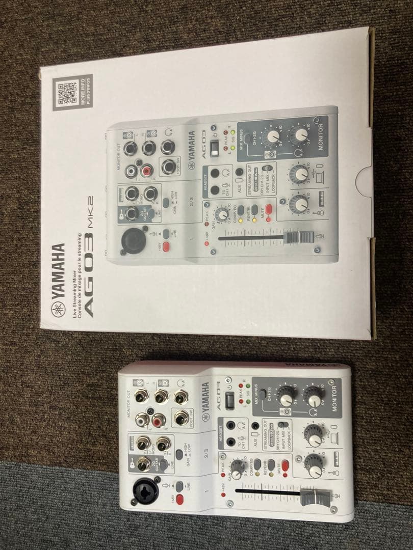 Yamaha AG03 ライブストリーミングミキサー