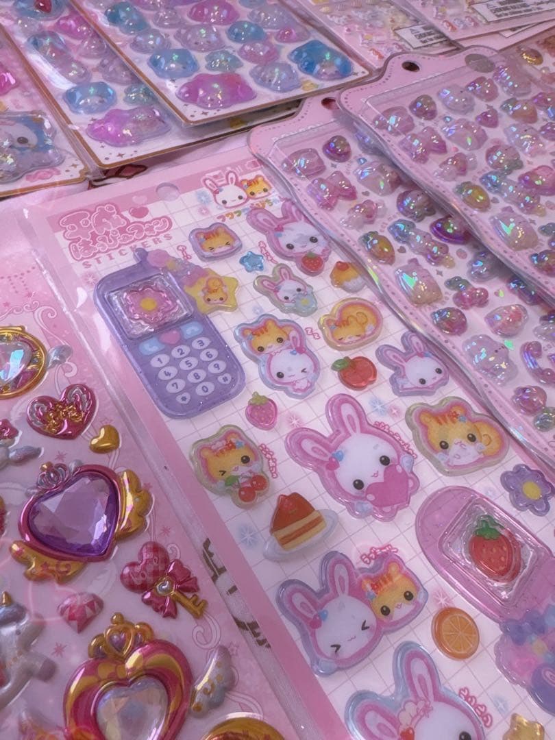 まとめ売り らびちゃん 平成女児シール キャンディツインズ 平成はっぴーフォン