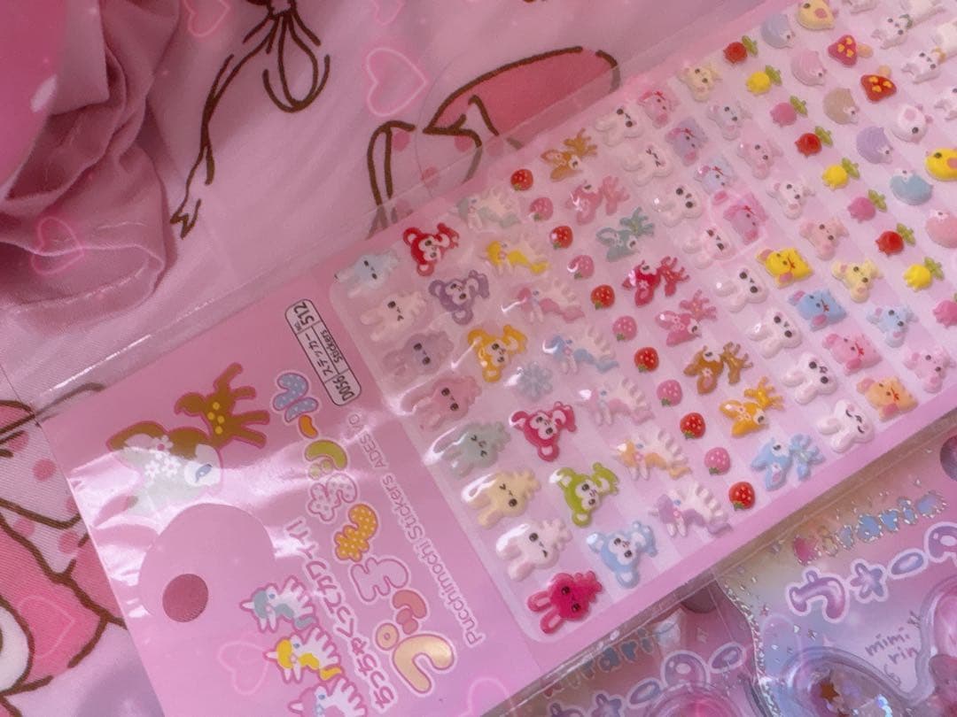 まとめ売り らびちゃん 平成女児シール キャンディツインズ 平成はっぴーフォン