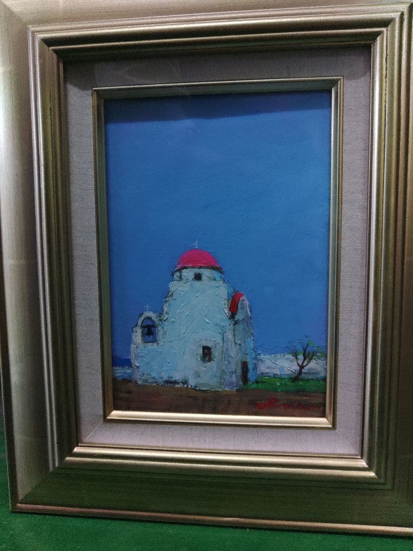 ミコノス風景　今川和男　絵画　値下げ出来ます