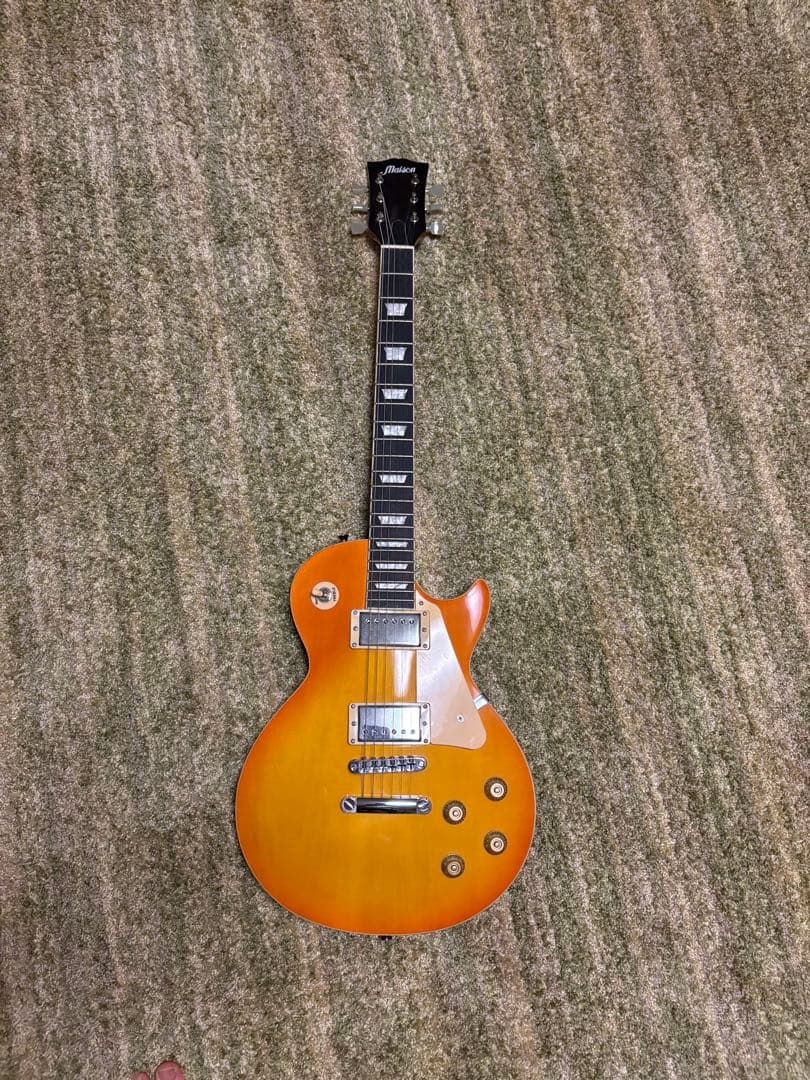 夢*場様 レスポールスタイル エレキギター オレンジ