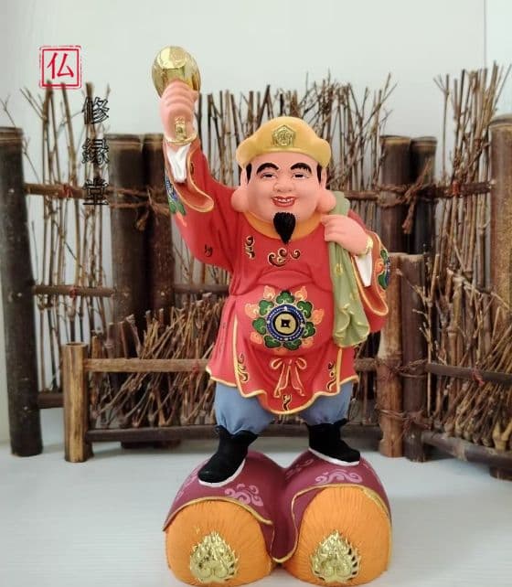 【修縁堂】精彫造像 大黒天 木彫仏像 精密彫刻 大黒様 仏教美術品