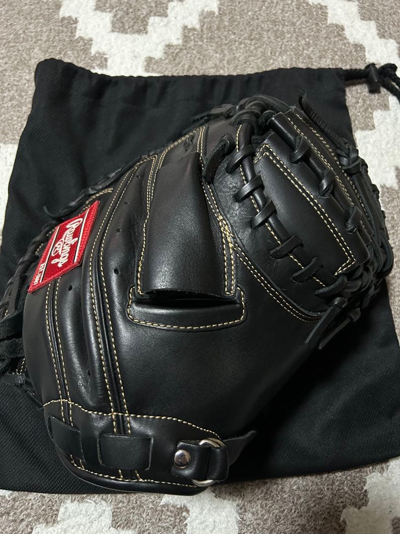 Rawlings 軟式キャッチャーミット 黒