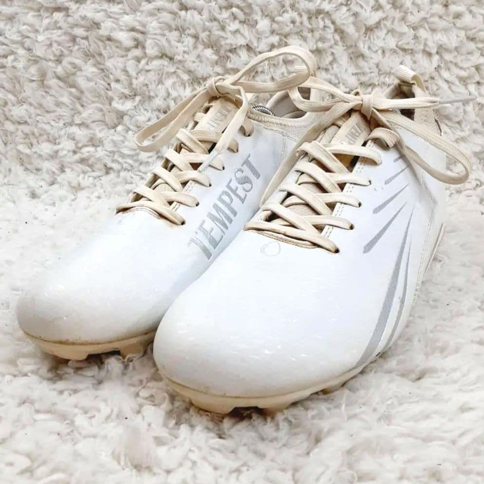 美品 26㎝相当◎TEMPEST テンペスト アメフト用スパイクシューズ 白