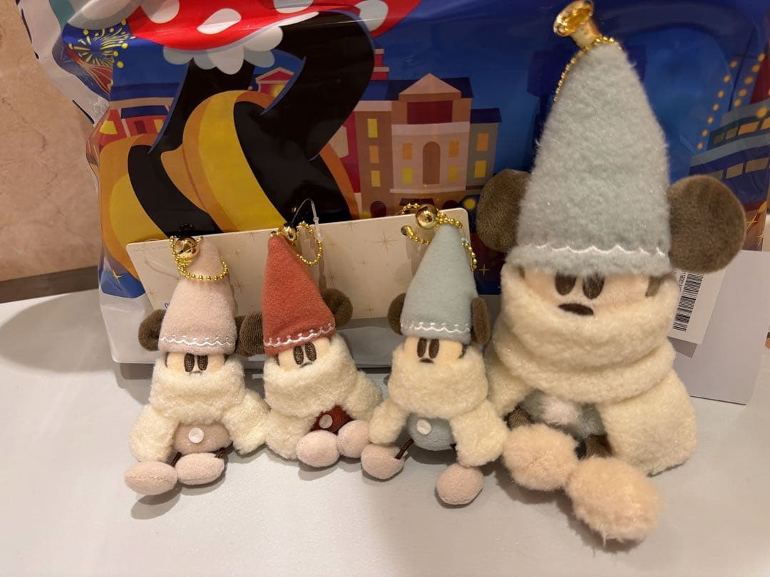ディズニー クリスマス 2025リルリンリン ぬいぐるみチャーム ぬいば セット