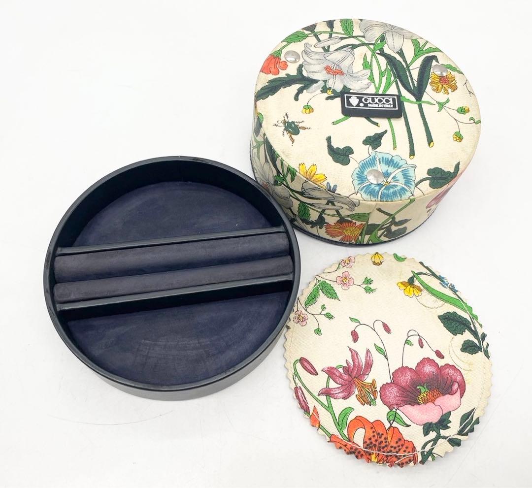 T1579 GUCCI グッチ フローラ アクセサリー ケース 宝石 ケース